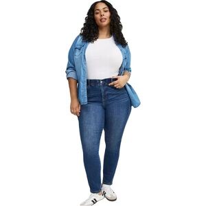 Torrid Blue Denim Skinny Jeans 18